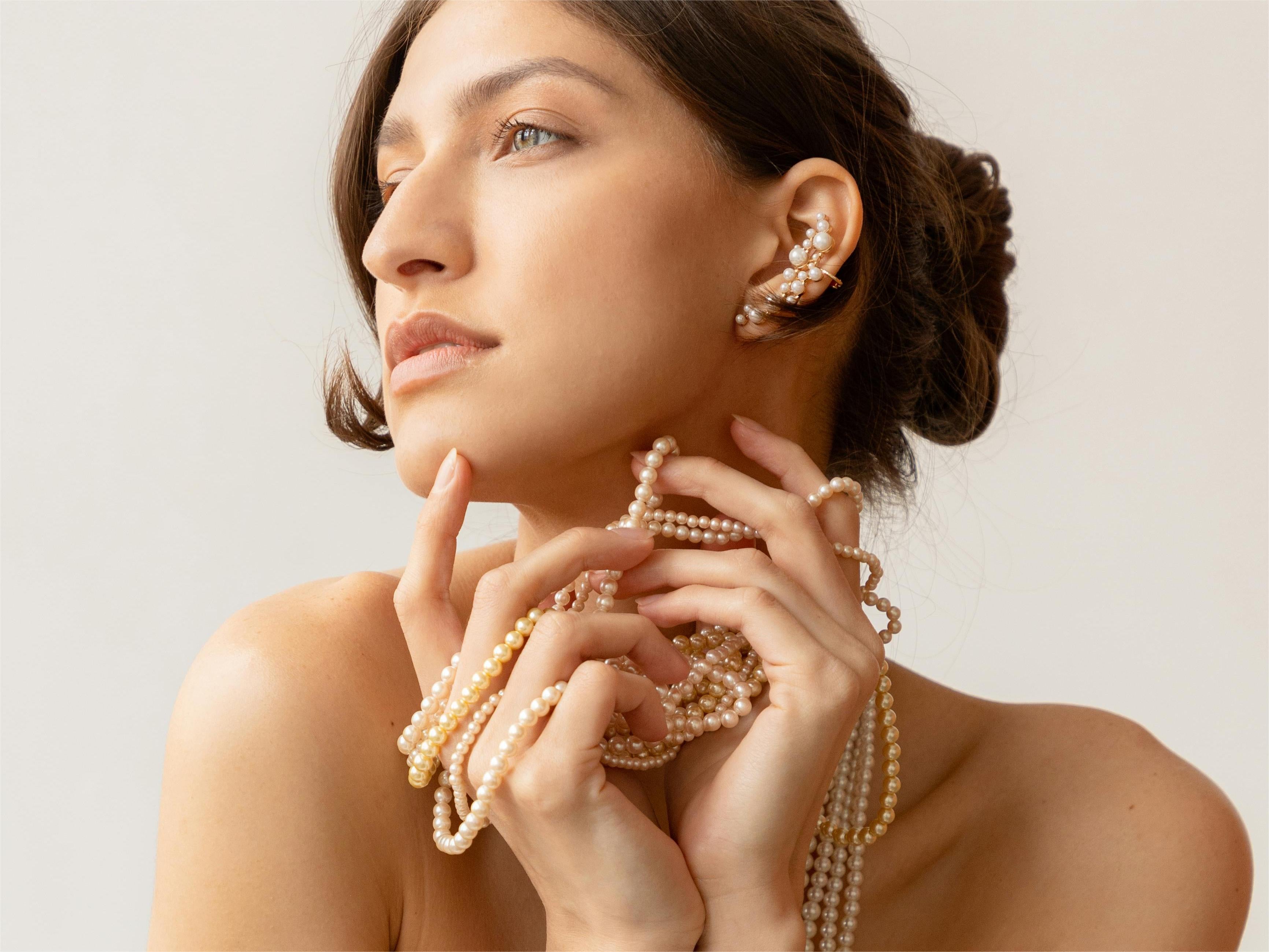 Pearl earrings fashion new arrivals