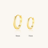 Tube Hoop Earrings