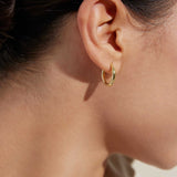 Tube Hoop Earrings