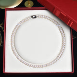 7-8mm White Freshwater Pearl Necklace