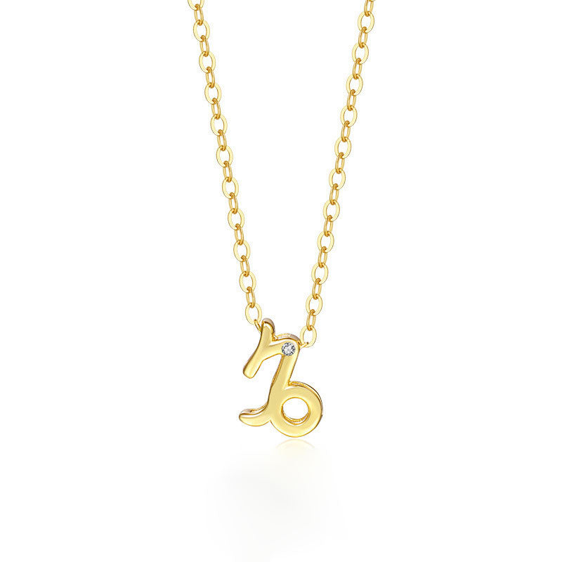 Zodiac Sign Diamond Necklace