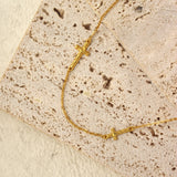 Cross Inline Necklace