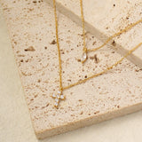 Layered Cross Necklace