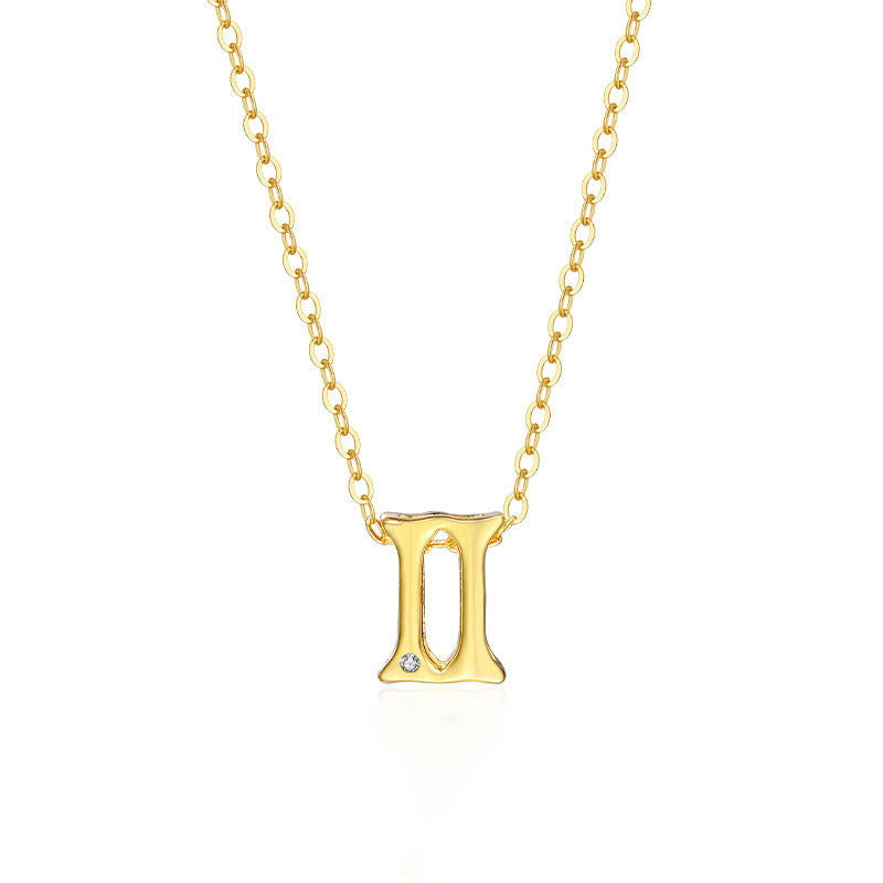 Zodiac Sign Diamond Necklace