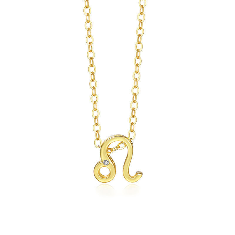 Zodiac Sign Diamond Necklace
