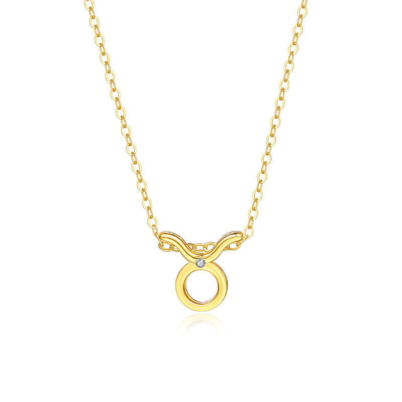 Zodiac Sign Diamond Necklace
