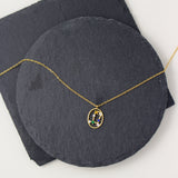 Hollow Gemstone Constellation Necklace