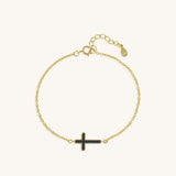 Cross Black Bracelet