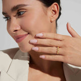Braided Crossover Ring