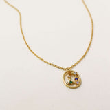 Hollow Gemstone Constellation Necklace