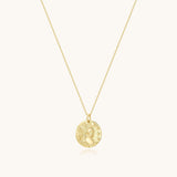 Zodiac Coin Pendant Necklace