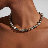 Tahitian Multi Color Pearl Necklace