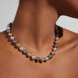 Tahitian Multi Color Pearl Necklace