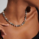 Tahitian Multi Color Pearl Necklace