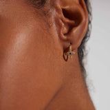 Devil Eye Hoop Earrings