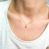 Glossy Cross Necklace