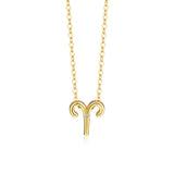 Zodiac Sign Diamond Necklace