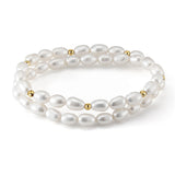 Classic White Pearl Bracelet