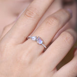 Creamy Blue Moonstone Ring