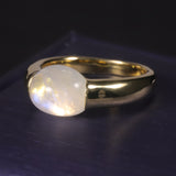 Creamy Moonstone Chunk Ring