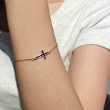 Cross Black Bracelet