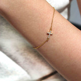 Cross Gold Bracelet