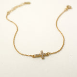 Cross Gold Bracelet