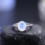 Dreamy Cream Moonstone Ring