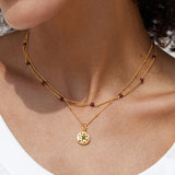 Eternal Glow Garnet Necklace