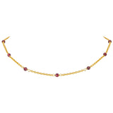 Eternal Glow Garnet Necklace