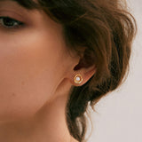 Flower Pearl Ear Studs