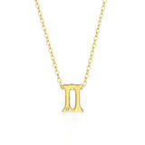 Zodiac Sign Diamond Necklace