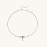 Gentle Gemstone Pearl Choker Necklace for Women - Kira LaLa