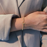 Gold Tennis Bracelet