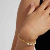 Pearl Twisted Chain Bracelet