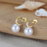 Moon Pearl Earrings