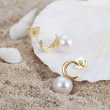 Moon Pearl Earrings