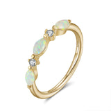 Opulent Oval Opal Ring