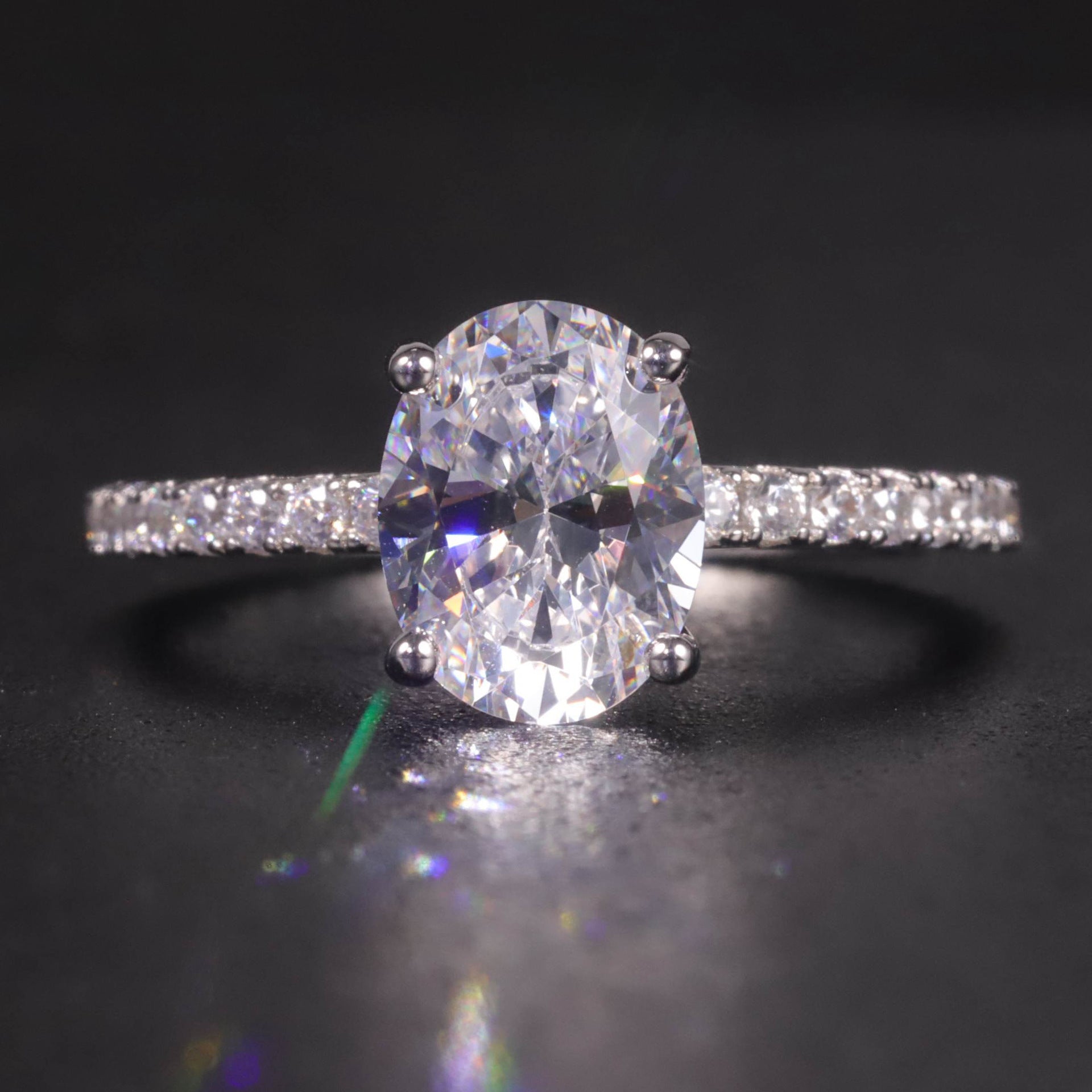 Oval Diamond Ring