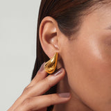 Radiant Teardrop Studs