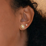 Shining Pearl Ear Studs