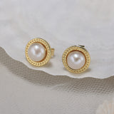 Shining Pearl Ear Studs