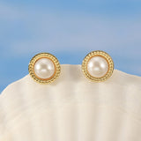 Shining Pearl Ear Studs