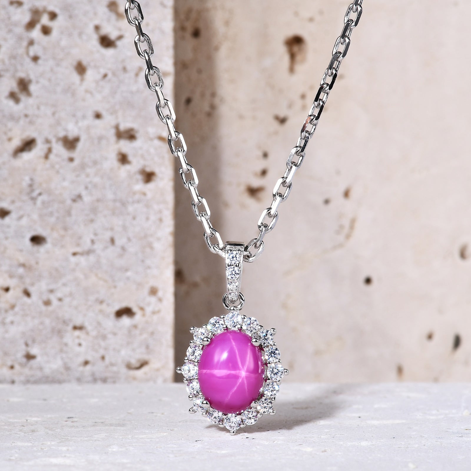 Starfire Gem Pendant Necklace