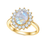 Sunflower Moonlight Ring