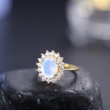 Sunflower Moonlight Ring