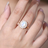 Sunflower Moonlight Ring