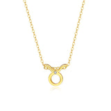 Zodiac Sign Diamond Necklace