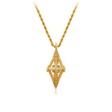 Timeless Lattice Pendant Necklace