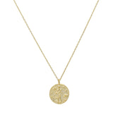 Zodiac Coin Pendant Necklace